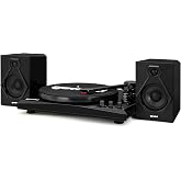 Gemini Sound TT-900BB - Black | Turntable with sound system - Bluetooth - Complete system