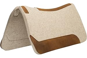 Weaver Leather Schabracke aus Wollmischgewebe, feuchtigkeitsableitende Mischung für Komfort – Allzweck-Sattelkissen, braun, 76,2 cm L x 76,2 cm B (35-2712-3/4)