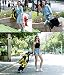 Light portable umbrella stroller baby push car can sit or lie folded stroller (hand can mention)