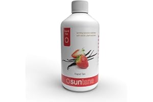 Suntana Spray Tan Rapid Schnell Lösung Erdbeere und Vanille 250 ML