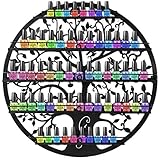 【Einzigartige Form】Der runde Lippenstiftständer ist in dem Baum-Design, schön und elegant.