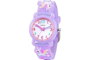 Vicloon Zegarek dla dzieci, zegarek wodoodporny 3D uroczy kreskówka zabawka silikonowy pasek na rękę zegarki dla dzieci prezent dla dziewcząt chłopców w wieku 3-11 lat