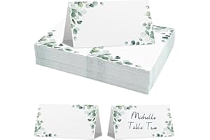 Girihe 40 PCS Place Cards, Place Cards for Table Wedding Places Card for Table, Wedding Name Places Card f or Christmas Dinner Party, Birthday Events & Weddingg Decorations