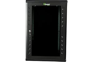 MASTER U-POWER Armario Rack 19" 18U Mural 600x600x901mm, hasta 250Kg Negro