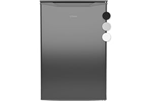 Bomann® Gefrierschrank | 87 L | energieeffizient, leise & klein | ≤ -18 °C, stufenlos regelbar | 3 Schubladen & Eiswürfelschale | 4-Sterne-Gefrierfach, Türanschlag wechselbar | GS 7253 inox