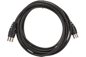 EIMSOAH 7 Pin DIN Cable, Din 7 Pin Male to Male Professional Premium Controller Interface Audio Cable for Bang & Olufsen, Naim, Quad Stereo Systems, 9ft 3m