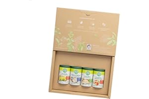 ‎LEBENSBAUM LEBENSBAUM Bio Gewürze Geschenkset Toppings, Gewürzset aus den Gewürz Toppings Tomaten-Gewürzsalz (100 g), Aufs Brot (80 g), Kräuter-Blüten (25 g) & Avocado (100 g)