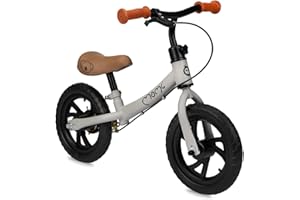 MOMI BREKI vélo draisienne pour Filles et garçons à partir de l'âge de 3 Ans (Poids corporel Max. 25 kg), Cadre métallique Stable, léger, pesant 3 kg
