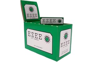 E-ZEE ezee Full Box Ezee Green Rolling Papers 100 Booklets X 50= 5000 Rollups