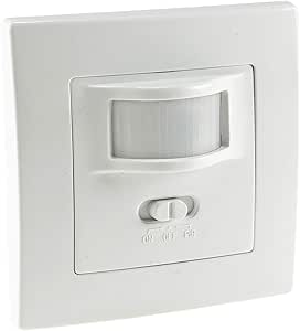 Bewegungsmelder 160 Unterputz Wand Montage Schaltet Ab 1watt 9m Reichweite 230v 2 Draht Technik Ersetzt Einen Lichtschalter Weiss Amazon De Baumarkt