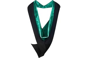 GraduationMall Graduation Hood for UK Academic Bachelor Diploma Unisex 11 Colors