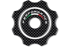 ‎LABELBIKE labelbike - 3D Harz Aufkleber Dekoration und Schutz des Motorrad-Tankdeckels kompatibel mit Ducati Hypermotard HYPERSTRADA