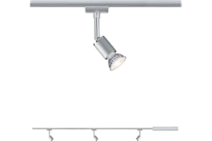 ‎PAULMANN Paulmann 954.63 URail Set Pure II max 3x10W GU10 Chrom matt/Chrom 230V 1m Schienensystem Schienenleuchte Deckenbeleuchtung Systembeleuchtung 95463