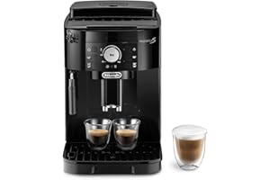 De'Longhi Perfetto Magnifica S ECAM11.112.B, Macchina da Caffè Automatica per Espresso e Cappuccino, Caffè in Chicchi o in Polvere, con Tasti a Selezione Diretta, Spegnimento Automatico, Nero