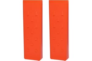 POWEKA 10 Inch Tree Felling Wedges for Tree Cutting, Felled Spiked Tree Wedges Falling Logging Tools for Chainsaw Loggers Supplies (2 Pack)