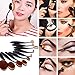 ISWEES Professional 10 Pieces Cosmetics Brushes Make Up Brush Set + Luxury Leather Carry Brush Holder Box