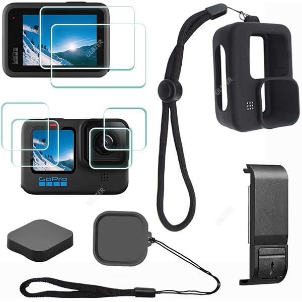 Couvercle De Porte Latéral Anti-Poussière Pour GoPro Hero 12/13 - Remplacement USB, Flip Up, Marque KIRZAX
