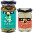 Bun Maska Combo Basil Pesto (190g) And Garlic & Fresh Herbs Butter (100g)
