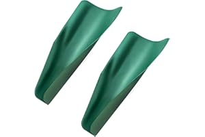 QWORK® Flexible Draining Tool Removable Reusable Foldable Oil Funnel, General Purpose Funnel for Discharging Oil from Cars/Trucks/Motorcycles, Green, 37 x 17 cm, 2 Pack