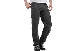 AYG Cargo Hose Herren Mens Cargo Pants Arbeit Freizeit Hiking Wandern 29-40