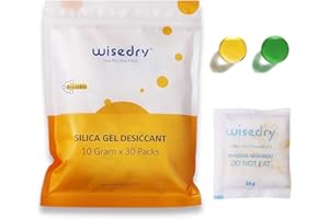 Paquets de 10 grammes x 30 Gel de Silice sachets sacs avec perle orange silicone Indicateur d'humidité absorbeur d humidite pour Élimination de l'humidité,qualité alimentaire
