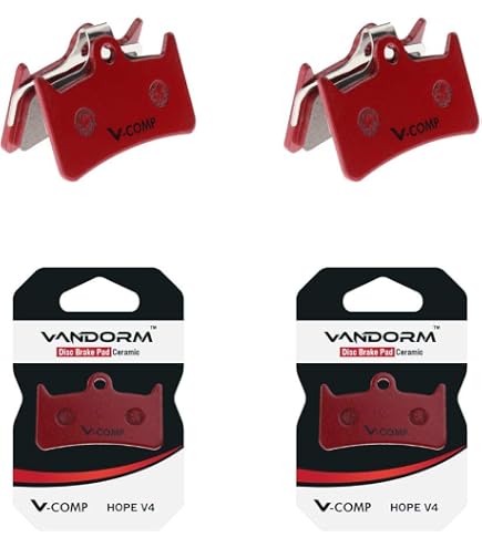 Hope TECH X2 Disc Bremsbeläge – 1 Paar (2 Beläge) Für MTB, Allround, Stabil Bei Hoher Belastung, DIN 79100 Norm