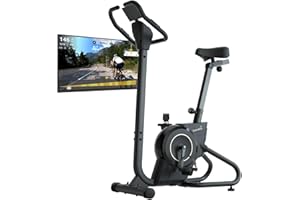‎SKANDIKA Skandika Heimtrainer Fahrrad Bragi/Cykling P6-H | Fitnessgeräte für zuhause, Fahrradergometer mit Magnetbremssystem, einstellbare Widerstandsstufen | Indoor Bike, Hometrainer, Fitness, Sport