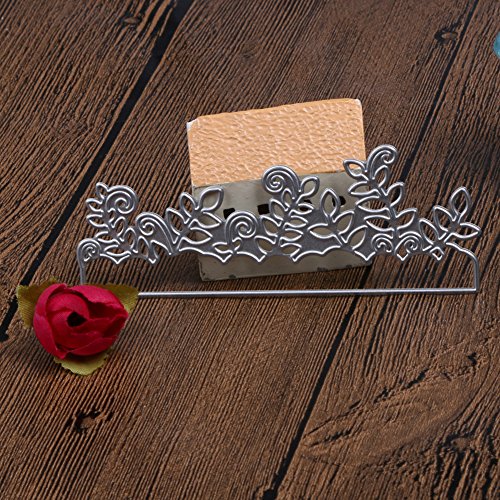 Amazingdeal365 Wiese Metall Form Schablonen Schneiden DIY Dekor Sammelalbum Karten Buchzeichen Lesezeichen als Geschenk für Freunde Geburtstag Kinder,Kindergarten Hobby Schule Handarbeit Unterricht usw. Ein tolles Geschenk! - 2