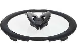 TEFAL Ingenio L9936582 coperchio in vetro Design piatto, Supporto pieghevole 24 cm