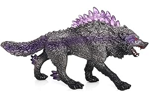 Miotlsy SchattenWolf für Kinder ab 7-12 Jahren, Eldrador Creatures Spielfigur Night Fury Toothless Dragons Action-Spielzeug für Kinder ab 4 Jahren