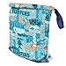 Produktbild Planet Wise - Roll-Down Wetbag - Nasstasche (doppelter Verschluss) - Größe M (32x41 cm) - Farbe Aqua Splash