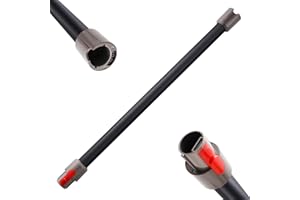 Qygba Tube Extension Pour Dyson V11 V10 V15 V8 V7 Aspirateur, Tube d'extension Pièces Détachées Longueur 73 CM (Noir)