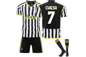 TYTF - Maglia calcio, kit per giocare in casa/trasferta, 23/24#, numeri 10/7/9, con maglia, pantaloncini e calzini, per adulti e bambini, per gli appassionati di calcio
