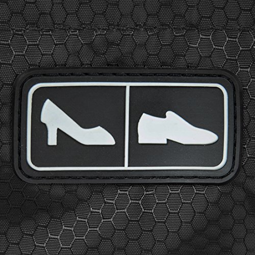 BAGSMART Polyester-Schuhbeutel Reiseschuhtasche mit Reißverschluss (32 x 14 x 23cm) - 5
