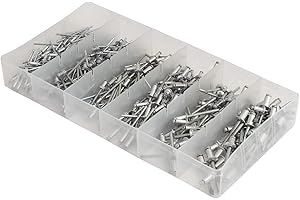 TOOLTIME. Voche® 320 Piece Assorted Blind Pop Rivets Steel Mandrels and Aluminium Heads with Storage Case