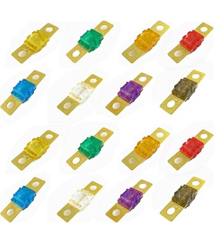Midi Sicherungshalter Set - 4 Halter Mit Sicherungen 40A/50A/80A Für Auto & Boot