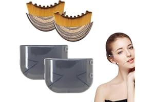 DOKRIN Brosses pour le corps, Masseur de mâchoire et de menton, design ergonomique, outil de sculpture du visage, poils naturels doux