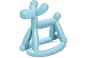 Miraloop Beißring für Baby, Jellydog Beißring Spielzeug aus Lebensmittelechtes Silikon, wundes Zahnfleisch zu Stimulieren und zu Massieren Geeignet für ab 3 Monaten Babys