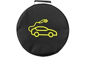 Fowybe Jump Lead Bag for Car Battery, Tool Cable Bag, Tool Storage & Organiser for Electric Vehicles, EV Charging Cable, Tool Cable Bag for Cables, Cables, Hosesr