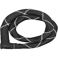 ABUS Iven Chain 8210 - lucchetto per bicicletta in acciaio temprato con rivestimento fibra sintetica livello di sicurezza 10 