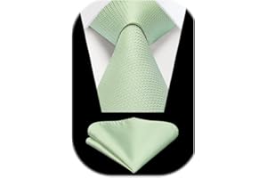Enlision Corbata Y PañUelo De Bolsillo Para Hombre Formal Business Boda Corbata PañUelo Para Hombre