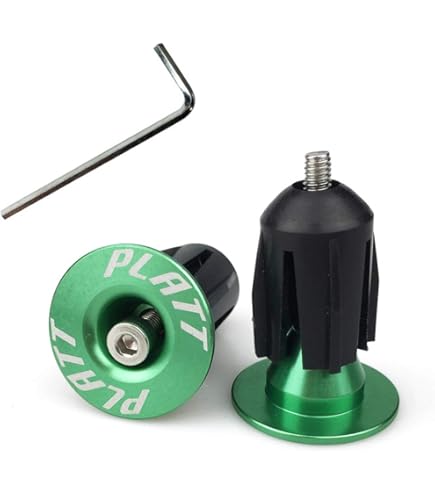 2 Stück Fahrradlenkerstopfen Aluminium - Lenkerendkappen 16-22,7mm