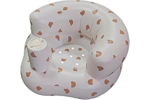 DTGECD Inflatable Child Chair, Child Inflatable Seat, Inflatable Child Seat, Inflatable Seats Children Aged 3 Months and Above,Toddler Chair for Sitting Up with Built in Air Pump,Portable Blow Up Childchair