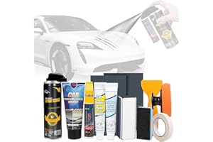 23GUANYI Reparador Arañazos Coche con Rociador,Quita Arañazos Coche Kit,Pulimento Coche Arañazos Pintura Retoque Coche Rotulador Arañazos Coche Negro Pintura Coche Blanco(Champán dorado)