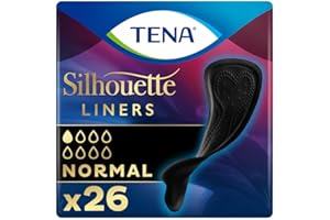 Tena Silhouette Protège - Slips Normal Noir - 1 paquet de 26 protections