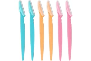 LacyMC Augenbrauenrasierer[6 Stück],Damen Gesicht Rasierer Augenbraue Rasierer Former Rasierapparat,Augenbrauen Rasierer Trimmer