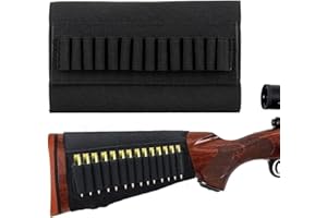 DONGKER Cartuccera,14 Giri Cartucciera Munizioni Elastico per Fucile per Caccia Tattica