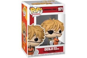 Funko Pop! Animation: Chainsaw Man - Denji & Pochita - Samling Vinylfigur - Presentidé - Officiell Merchandising - Leksaker f