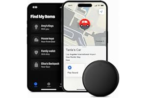 REITEAG Dimova GPS GP90 Tracker, Dimova Tracker, Traceur Intelligent pour Clés, Bagages Et Portefeuilles, Compatible avec L'application Find My D'apple/Android (iOS-System(1 Pack))