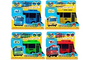 [4 bilar] Tayo The Little Bus - TAYO + ROGI + RANI + GANI : Koreansk TV-animationsleksak av Tayo av Tayo